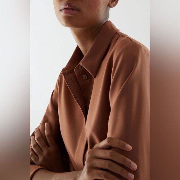 NWT COS Wool Mix Shirt Dress - Picture 5 of 14